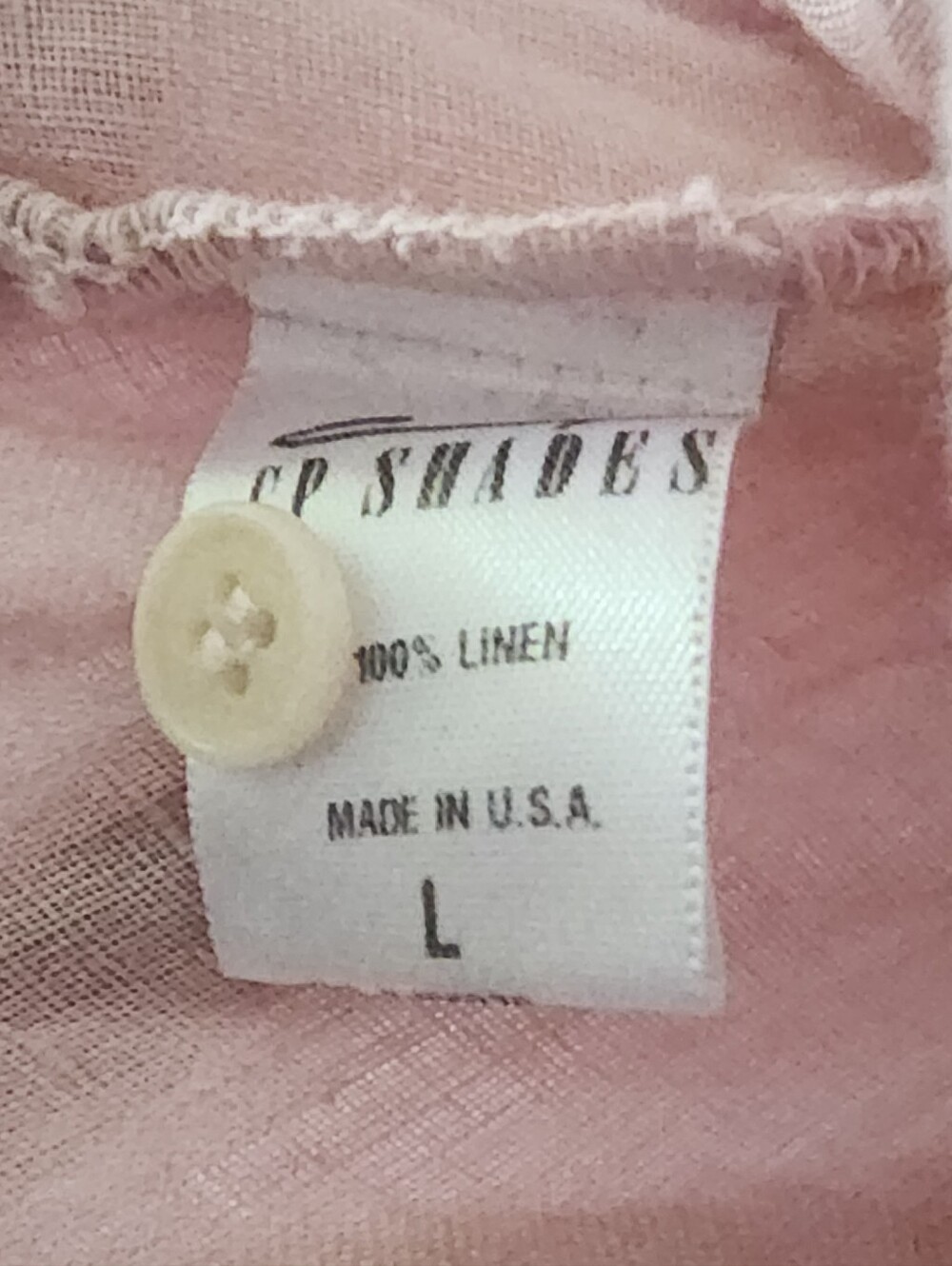 CP Shades Pink Linen Tunic Top - Picture 8 of 10
